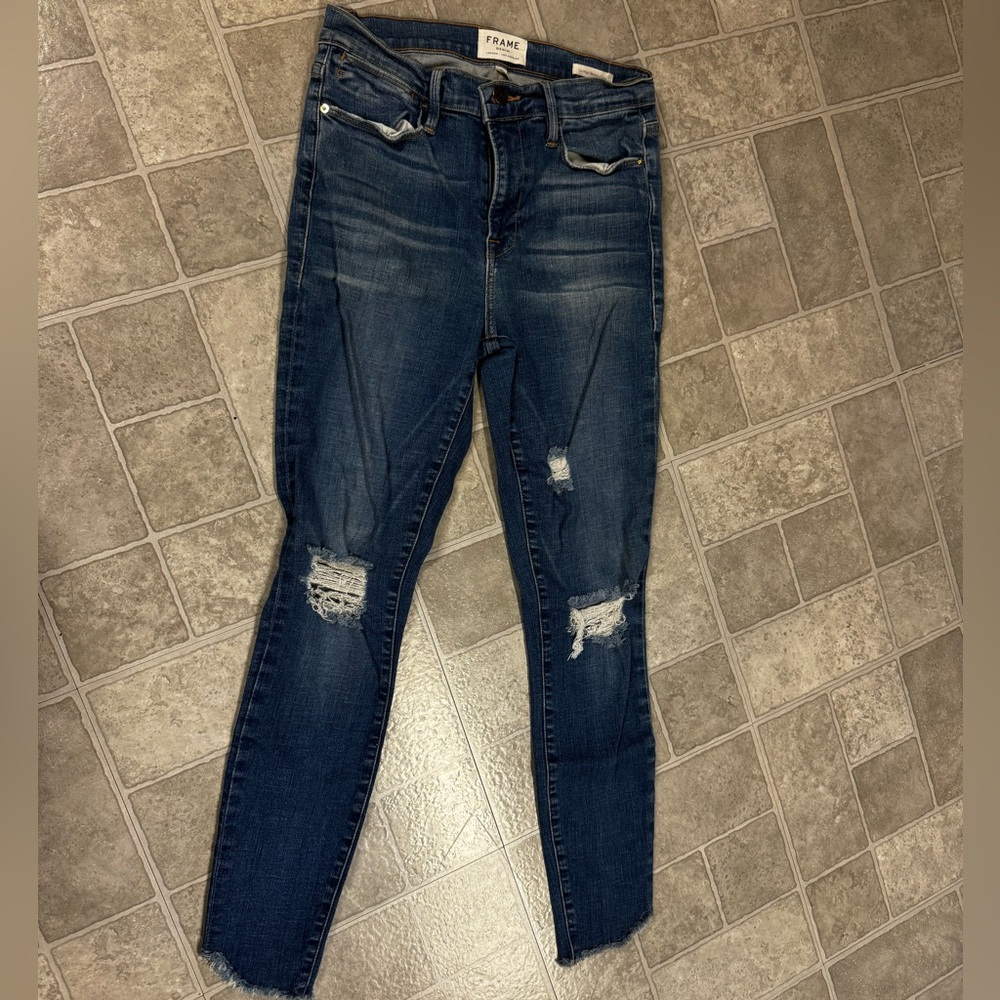 FRAME Le High Skinny Jeans